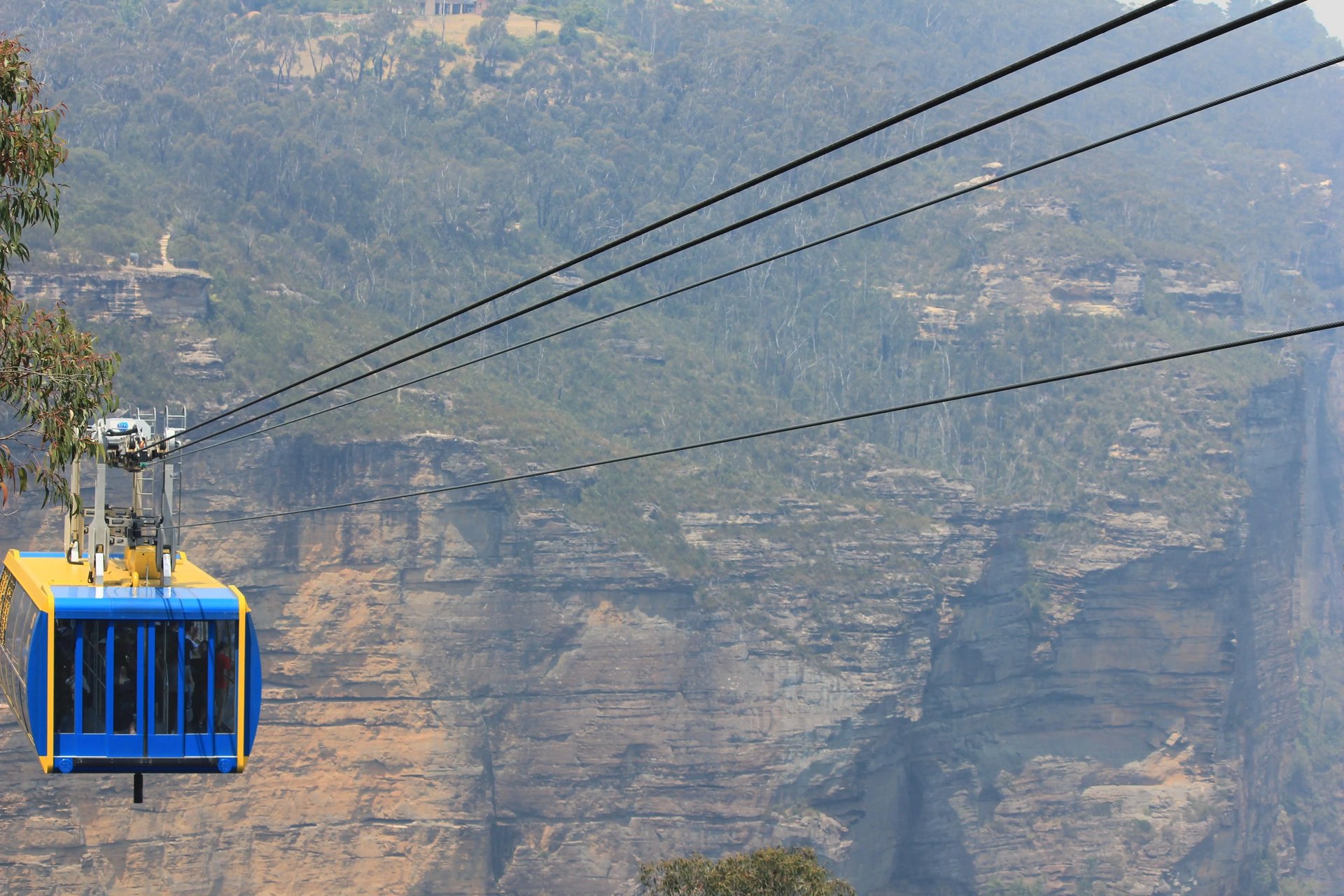 Seilbahn in den Blue Mountains, Australien.