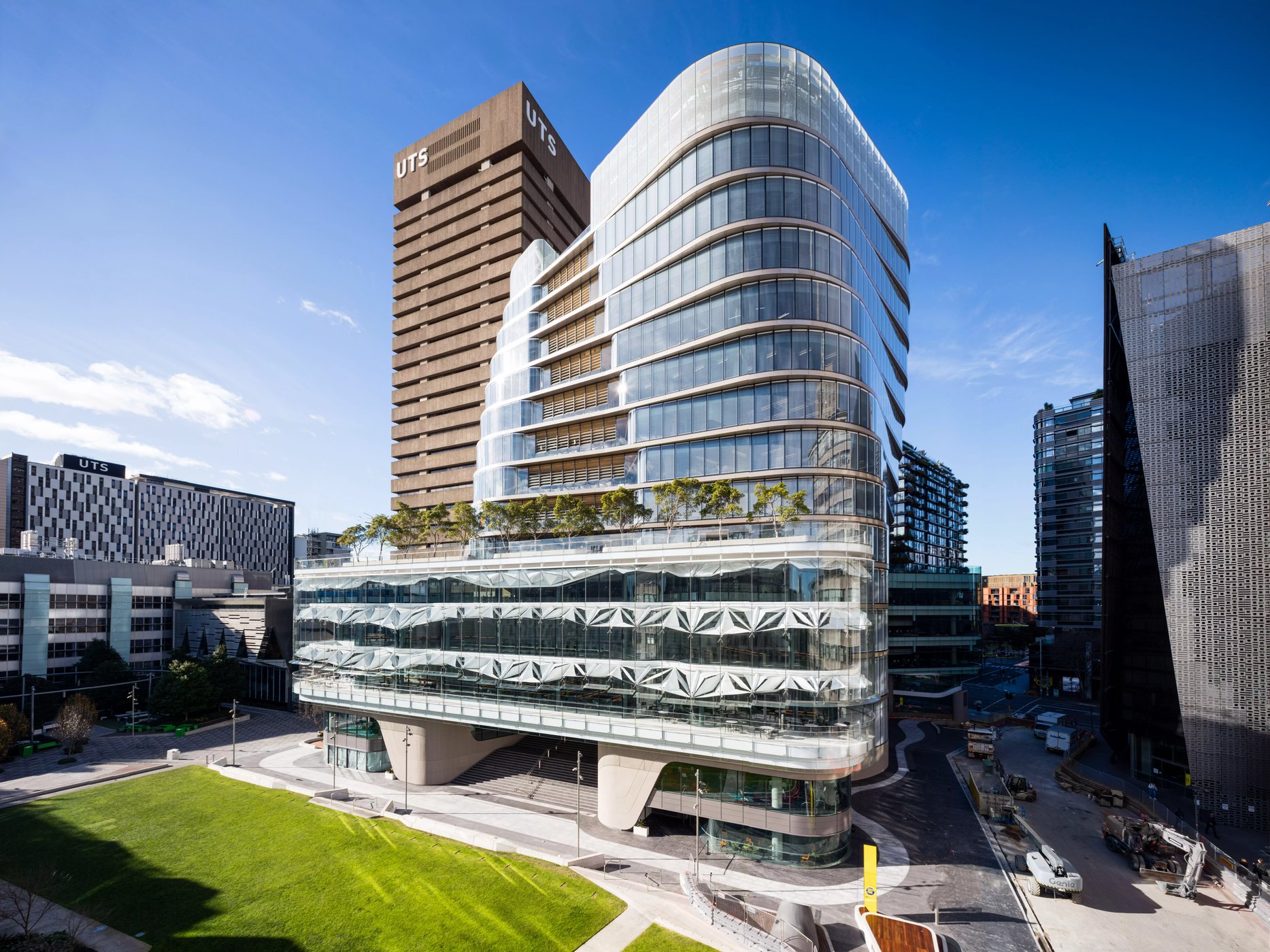 Der Campus der University of Technology Sydney in der Stadt