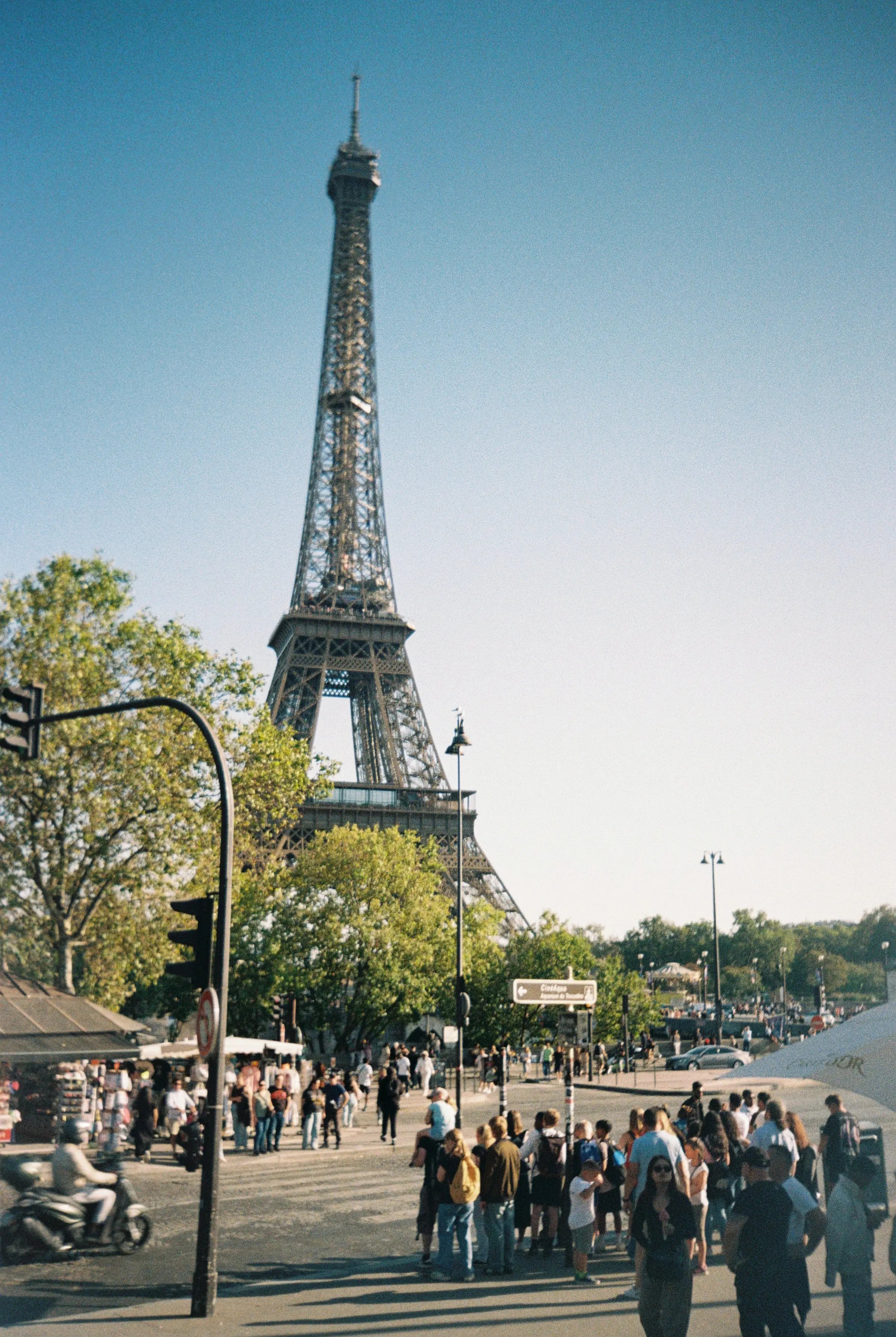 Der Eiffelturm in Paris, Frankreich